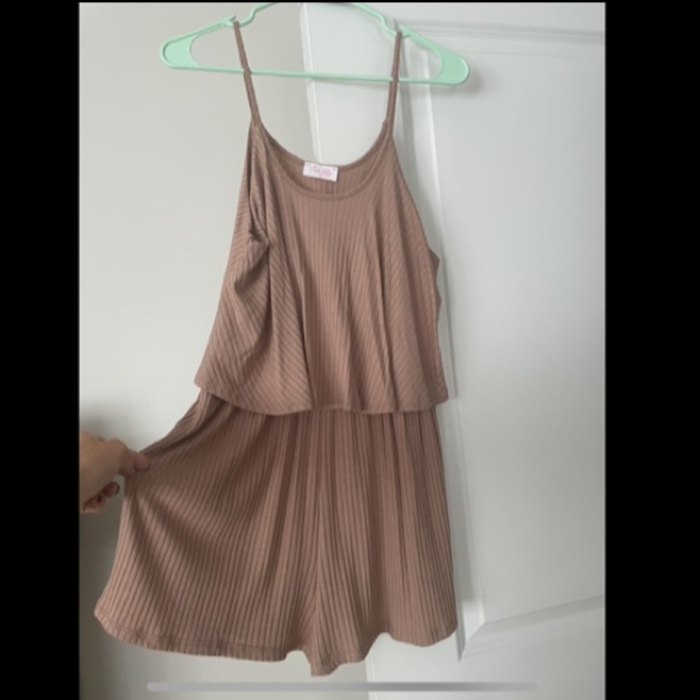 Pink Lily romper